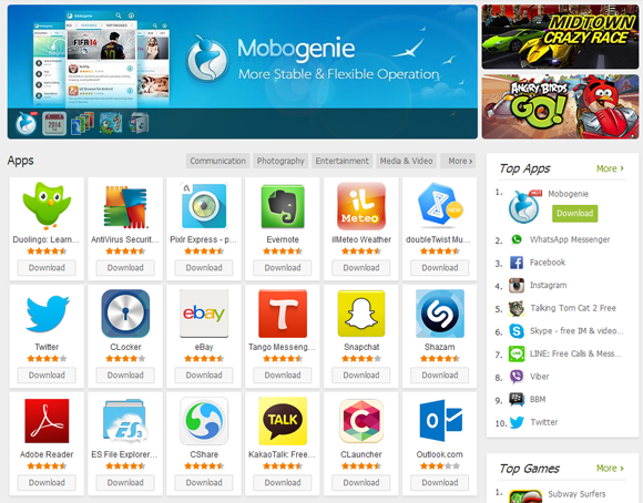 mobogenie official site android